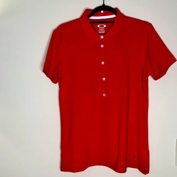 Oakley Tops - Oakley Polo Shirt, Red, Size L